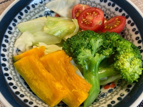 かぼちゃホクホク‼温野菜サラダ♡